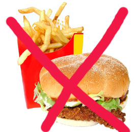 Eliminate junk food from your diet