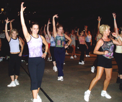 Jazzercise class in Providence
