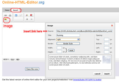 Image address