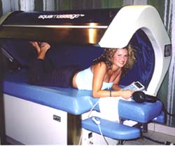 woman in Aqua Massage
