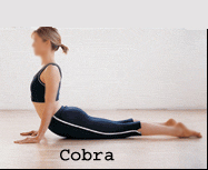 Cobra yoga pose