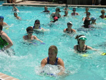 Group swimming power