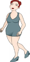 woman walking