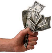 Money in hand