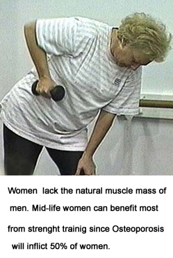 Woman Exercising